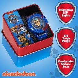 Accutime Paw Patrol Kids' Digital Watch with Blue Case, Comfortable Blue Strap, Easy to Buckle - Official 3D Character on the Dial, Safe for Children - Model: PAW4015 - Image 2