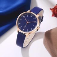 Women Watches Leather Mesh Strap Round Case Analog Fashion Ladies Wrist Watches - Image 4
