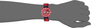 Marvel Spider-Man Kids' Plastic Time Teacher Analog Quartz 3D Strap Watch, Red/Navy/Multi Navy - Image 6