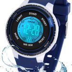 Easy to Read,7 Color Lights,Time Teaching Watch for Boys,Soft Band Wrist Watch for Girls Boys