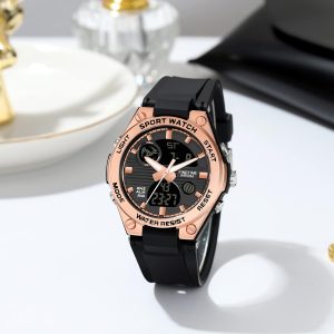 Womens Digital Watch Sport Waterproof Watch Watches LED Backlight Alarm Stopwatch Wrist Watches - Image 2