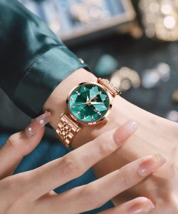 Watches Simple Rose Gold Stainless Steel Watch Waterproof Quartz Date - Image 3