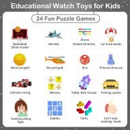 Smart Watch for Kids, Smart Watch Toys with 24 Games Camera Video Recorder Music - Image 4