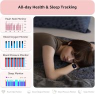 Smart Watch for Men 1.83" Fitness Tracker with Heart Rate Blood Pressure Monitor - Image 3